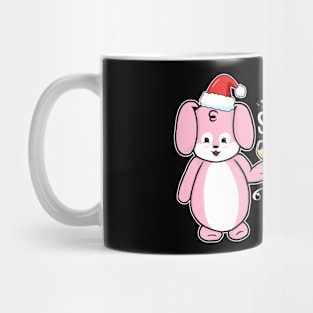 Somebunny's Dreaming of a Wine Christmas Mug